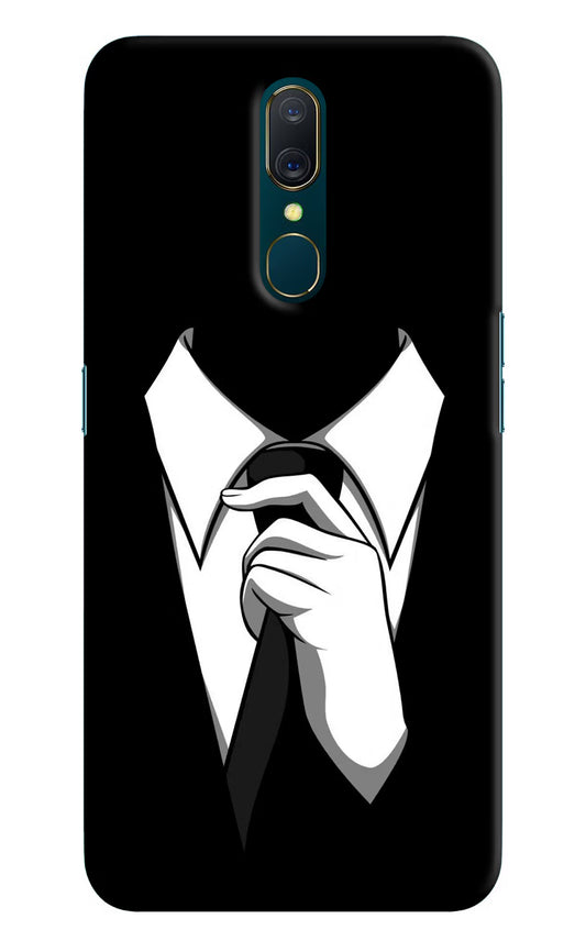 Black Tie Oppo A9 Hard Case Back Cover by Casekaro