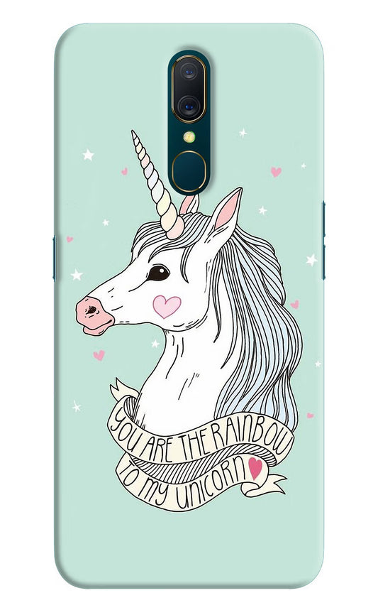 Unicorn Wallpaper Oppo A9 Hard Case Back Cover by Casekaro
