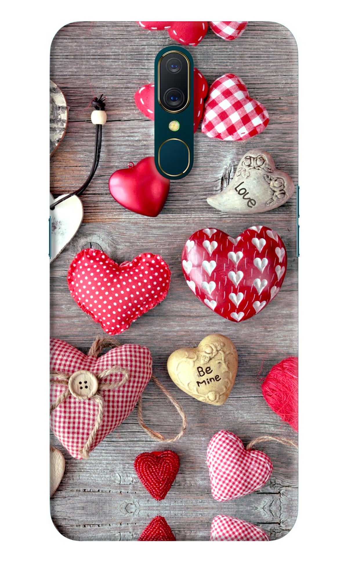 Love Wallpaper Oppo A9 Hard Case Back Cover by Casekaro