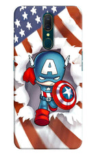Captain America Oppo A9 Hard Case Back Cover by Casekaro