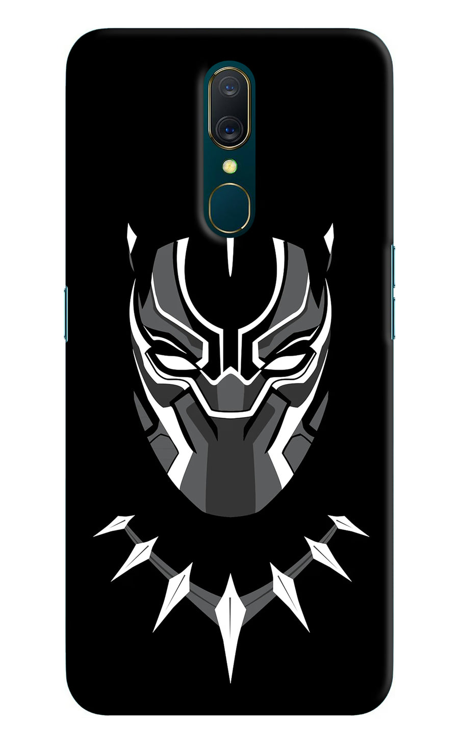 Black Panther Oppo A9 Back Cover, Hard case