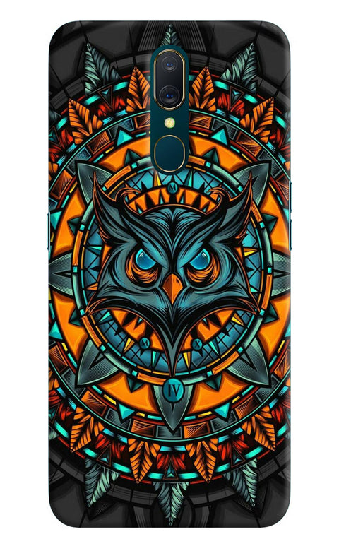Angry Owl Art Oppo A9 Back Cover