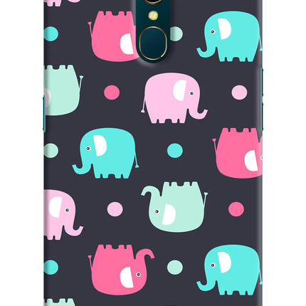 Elephants Oppo A9 Hard Case Back Cover by Casekaro