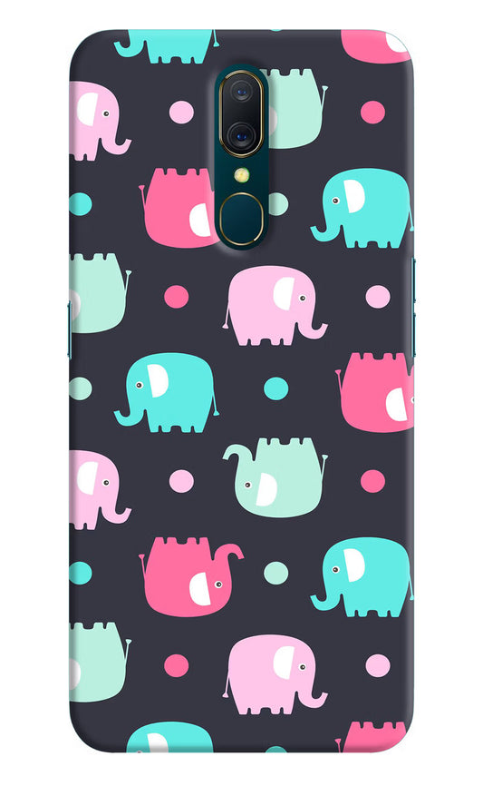 Elephants Oppo A9 Hard Case Back Cover by Casekaro