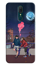 Chilling Couple Oppo A9 Hard Case Back Cover by Casekaro