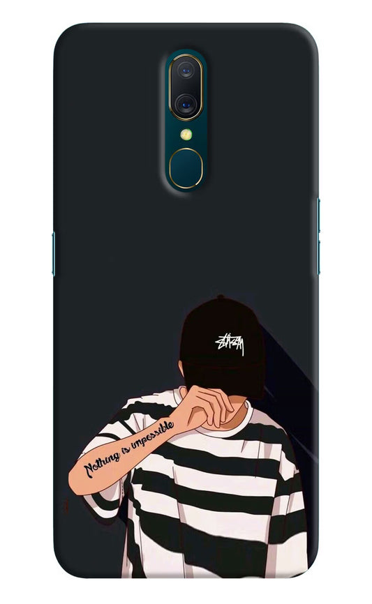 Aesthetic Boy Oppo A9 Hard Case Back Cover by Casekaro