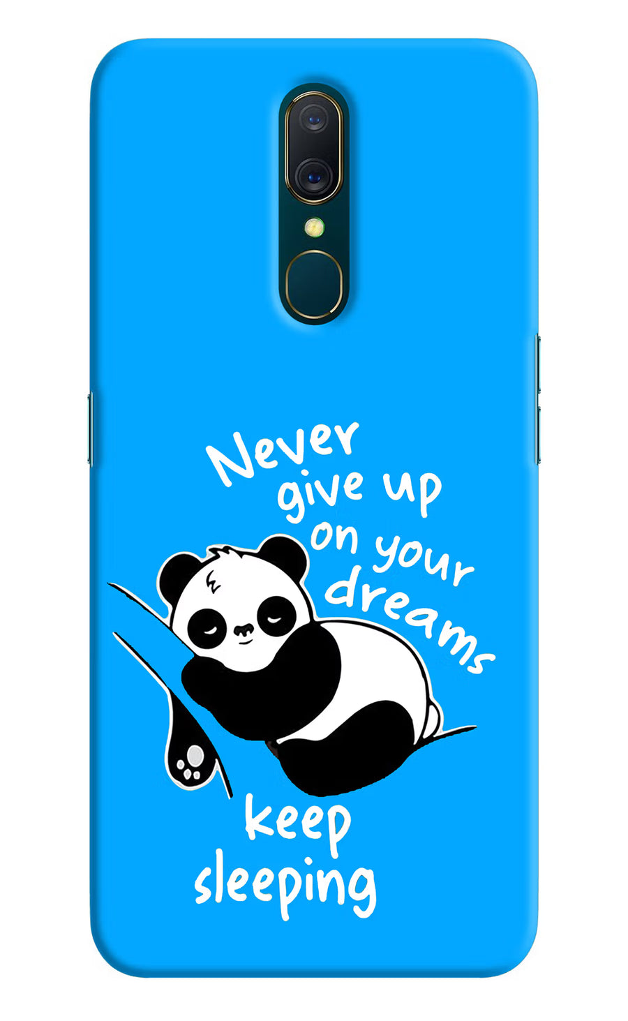 Keep Sleeping Oppo A9 Back Cover, Hard case