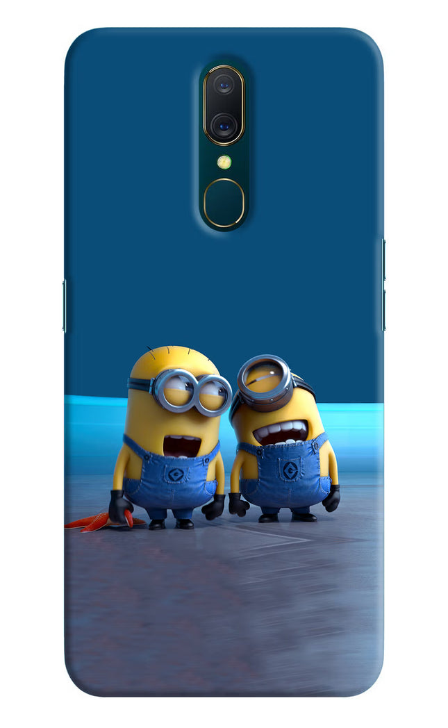 Minion Laughing Oppo A9 Hard Case Back Cover by Casekaro