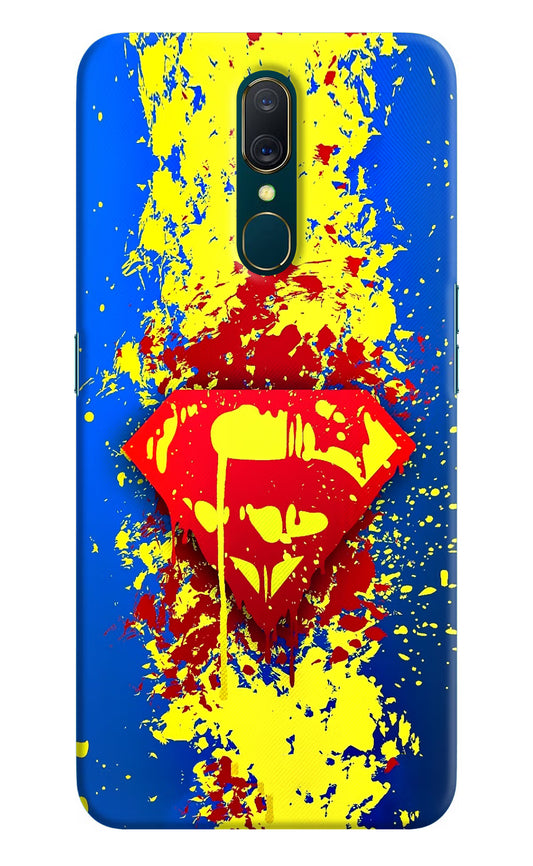 Superman logo Oppo A9 Hard Case Back Cover by Casekaro