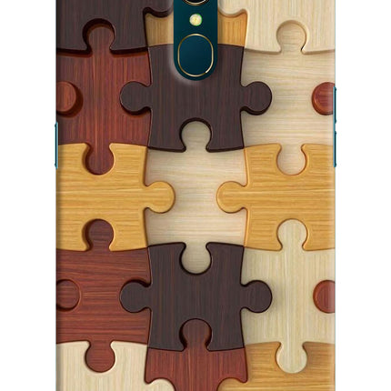 Wooden Puzzle Oppo A9 Hard Case Back Cover by Casekaro