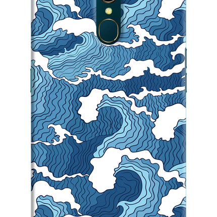 Blue Waves Oppo A9 Hard Case Back Cover by Casekaro