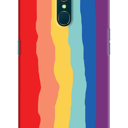 Rainbow Oppo A9 Hard Case Back Cover by Casekaro