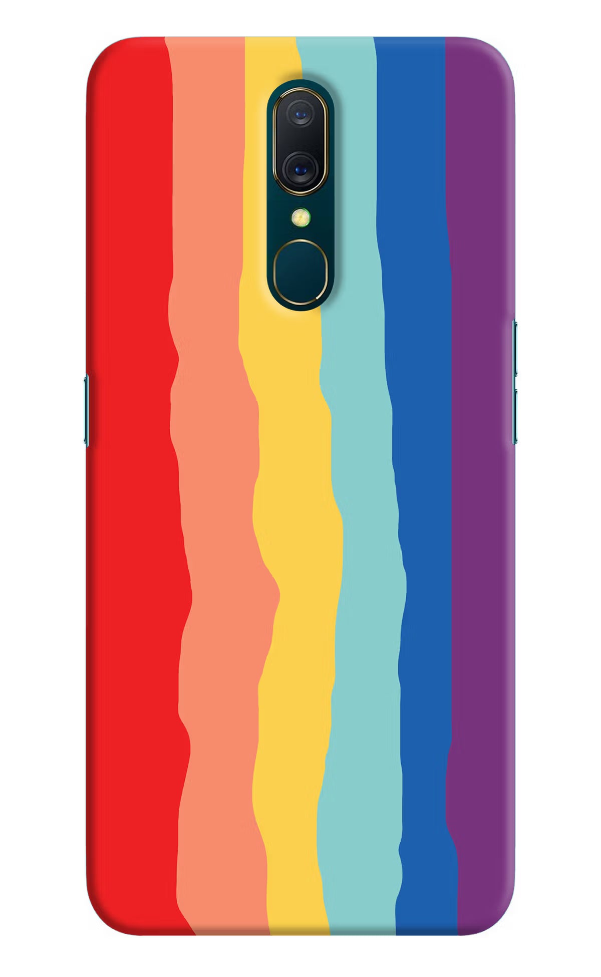 Rainbow Oppo A9 Hard Case Back Cover by Casekaro