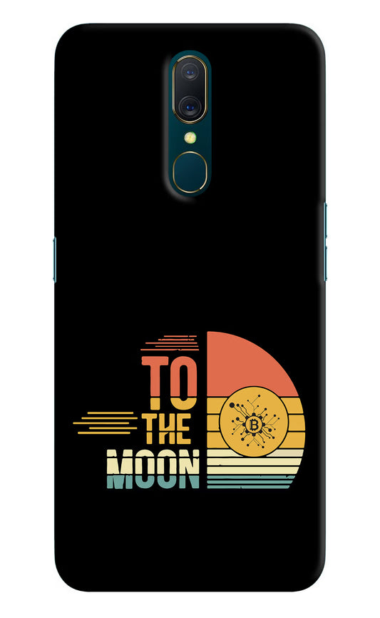 To the Moon Oppo A9 Hard Case Back Cover by Casekaro