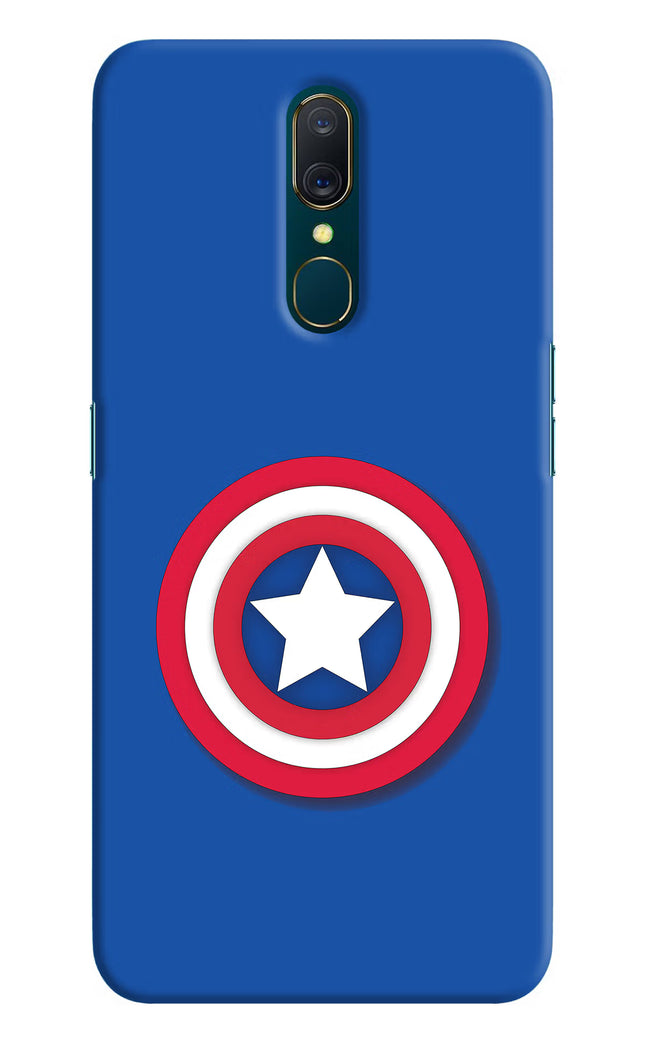 Shield Oppo A9 Hard Case Back Cover by Casekaro