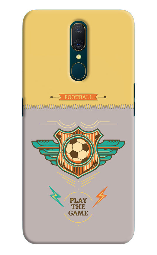 Football Oppo A9 Hard Case Back Cover by Casekaro