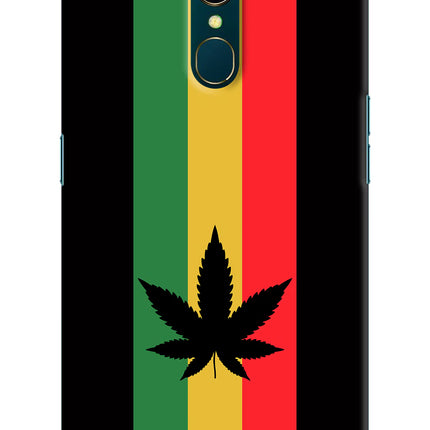 Weed Flag Oppo A9 Hard Case Back Cover by Casekaro