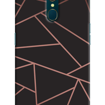 Geometric Pattern Oppo A9 Hard Case Back Cover by Casekaro