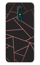 Geometric Pattern Oppo A9 Hard Case Back Cover by Casekaro