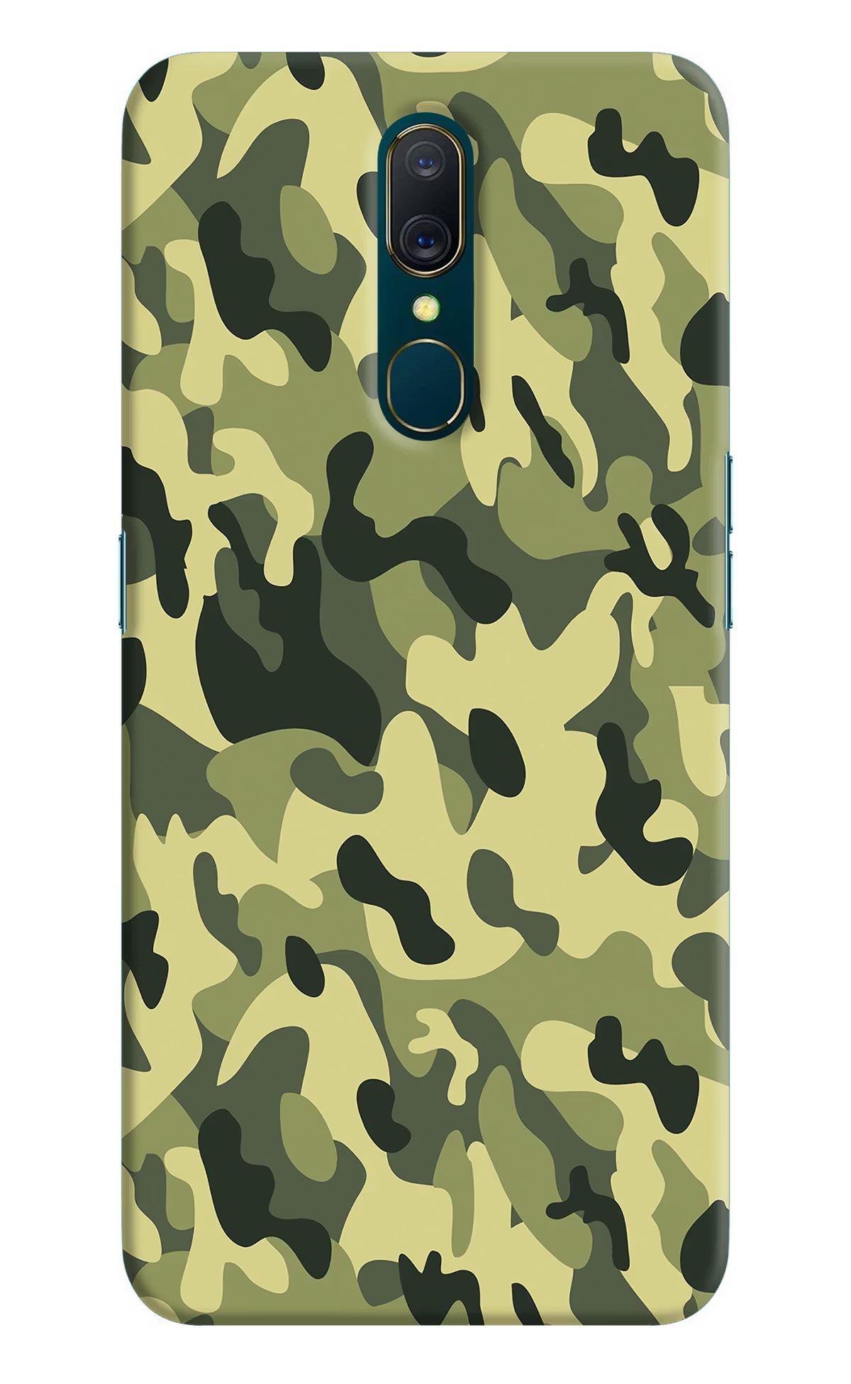 Camouflage Oppo A9 Hard Case Back Cover by Casekaro