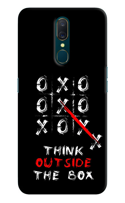 Think out of the BOX Oppo A9 Hard Case Back Cover by Casekaro