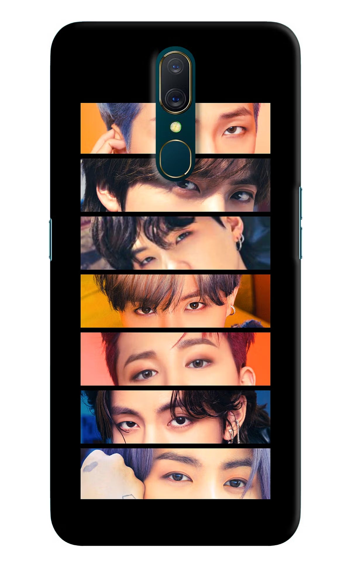 BTS Eyes Oppo A9 Hard Case Back Cover by Casekaro