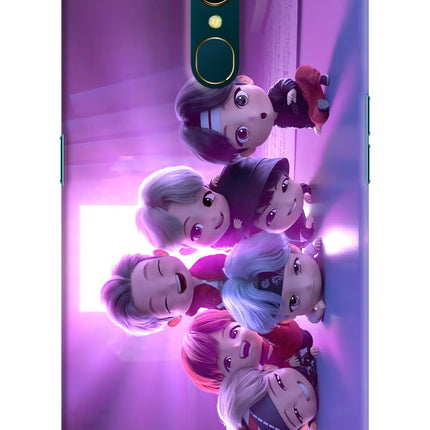 BTS Chibi Oppo A9 Hard Case Back Cover by Casekaro