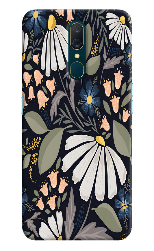 Flowers Art Oppo A9 Hard Case Back Cover by Casekaro