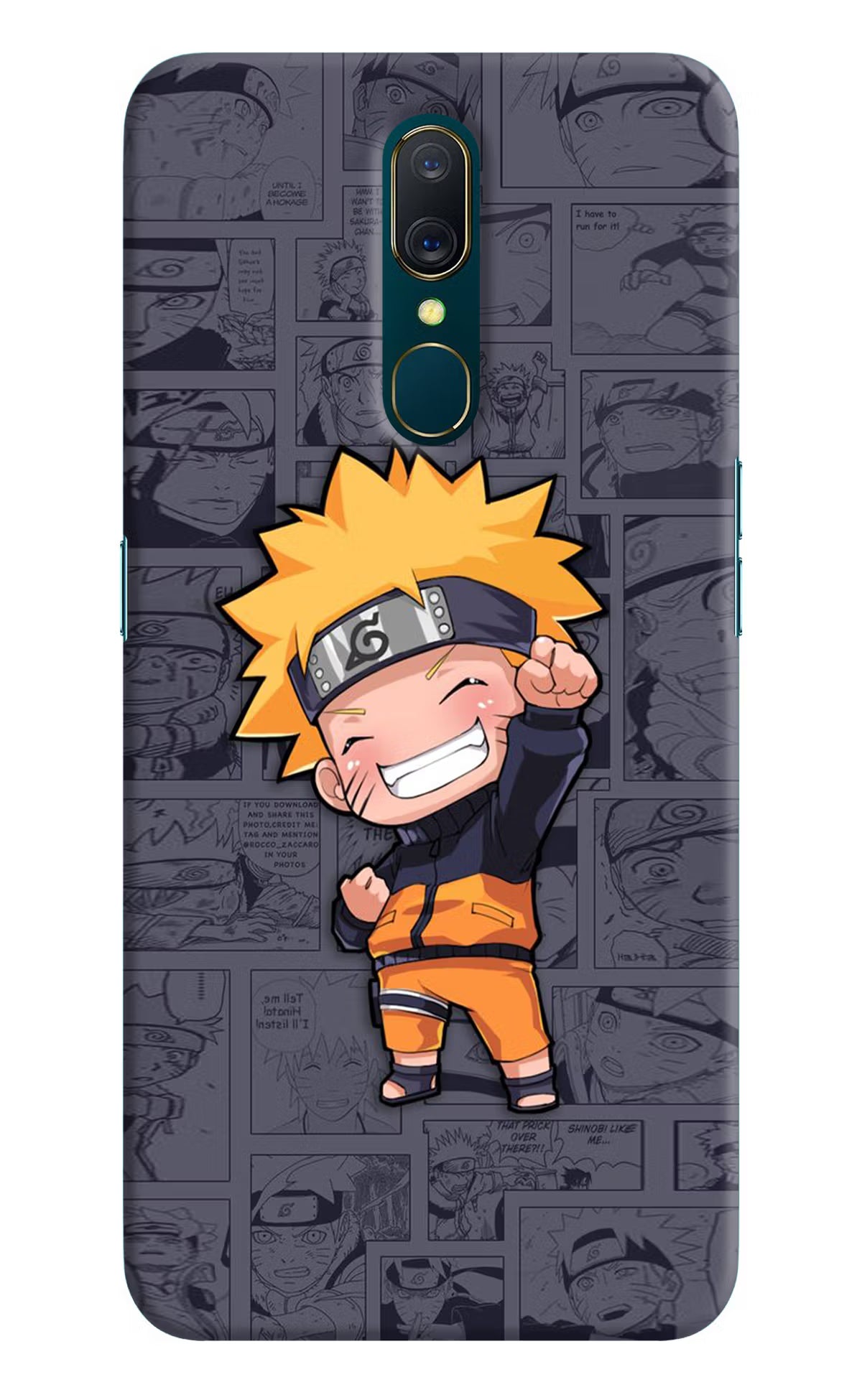 Chota Naruto Oppo A9 Hard Case Back Cover by Casekaro
