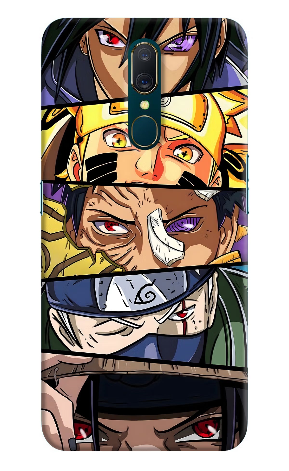 Naruto Character Oppo A9 Hard Case Back Cover by Casekaro