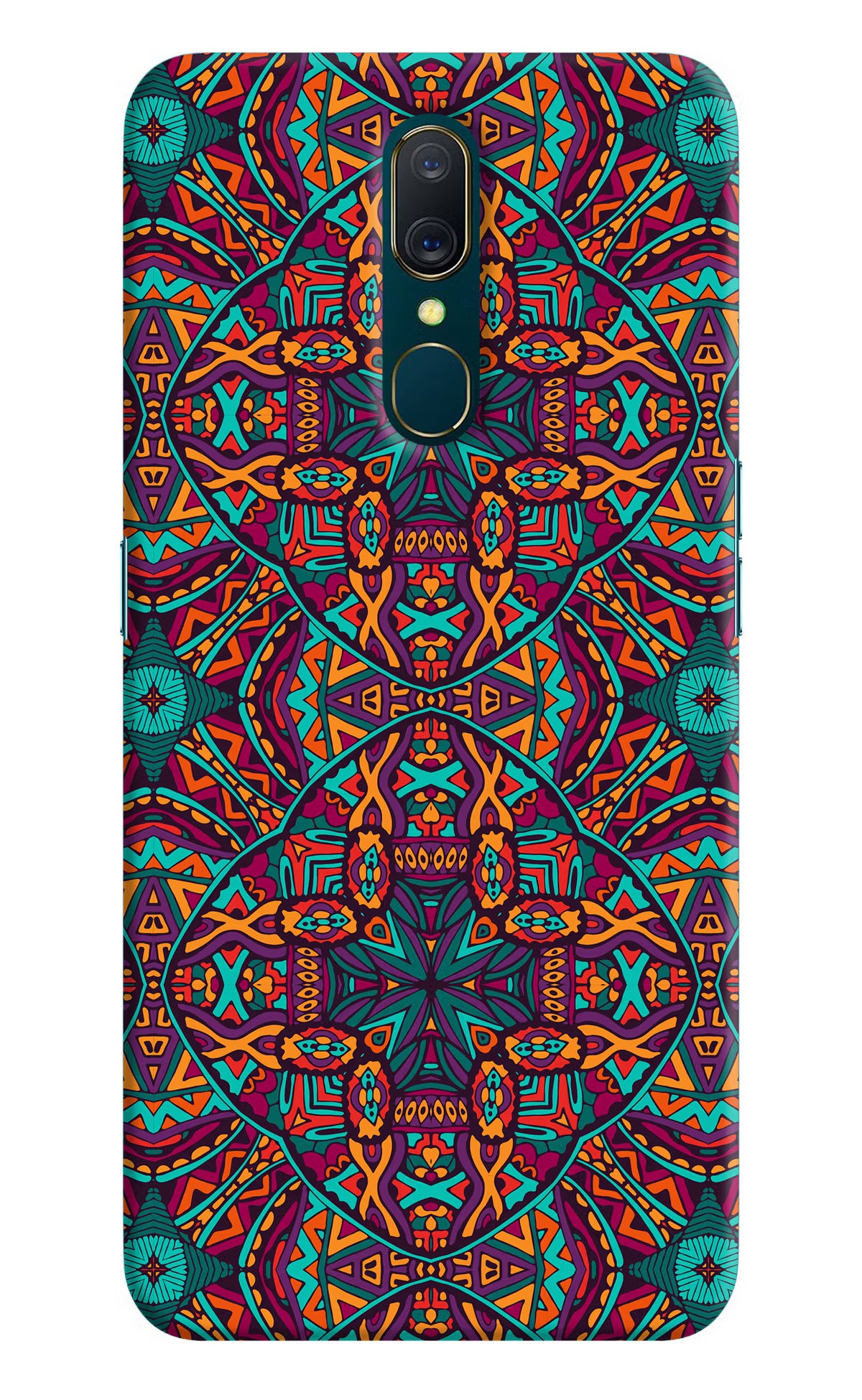Colour Mandala Oppo A9 Hard Case Back Cover by Casekaro