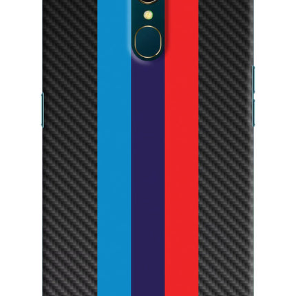 BMW Stripes Pattern Oppo A9 Hard Case Back Cover by Casekaro