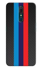 BMW Stripes Pattern Oppo A9 Hard Case Back Cover by Casekaro