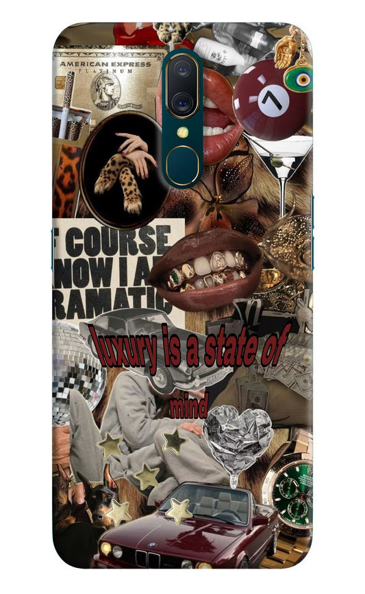 Luxury Oppo A9 Hard Case Back Cover by Casekaro