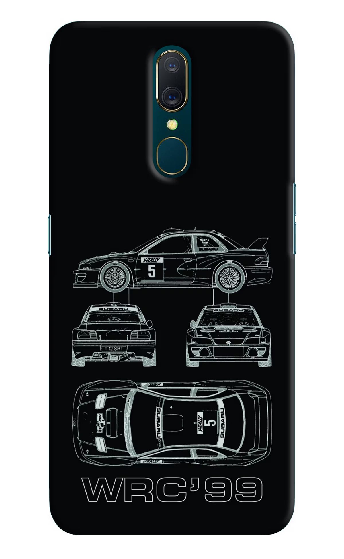 WRC'99 Oppo A9 Hard Case Back Cover by Casekaro