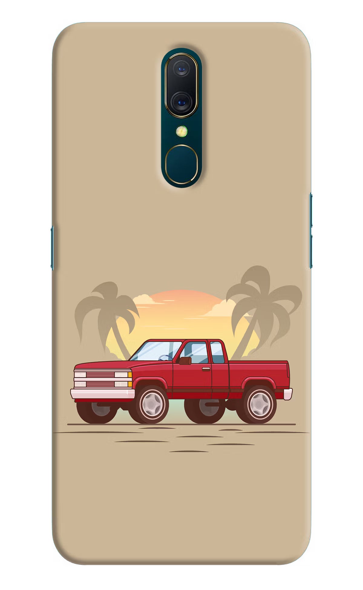 Desert Classic Drive Oppo A9 Hard Case Back Cover by Casekaro