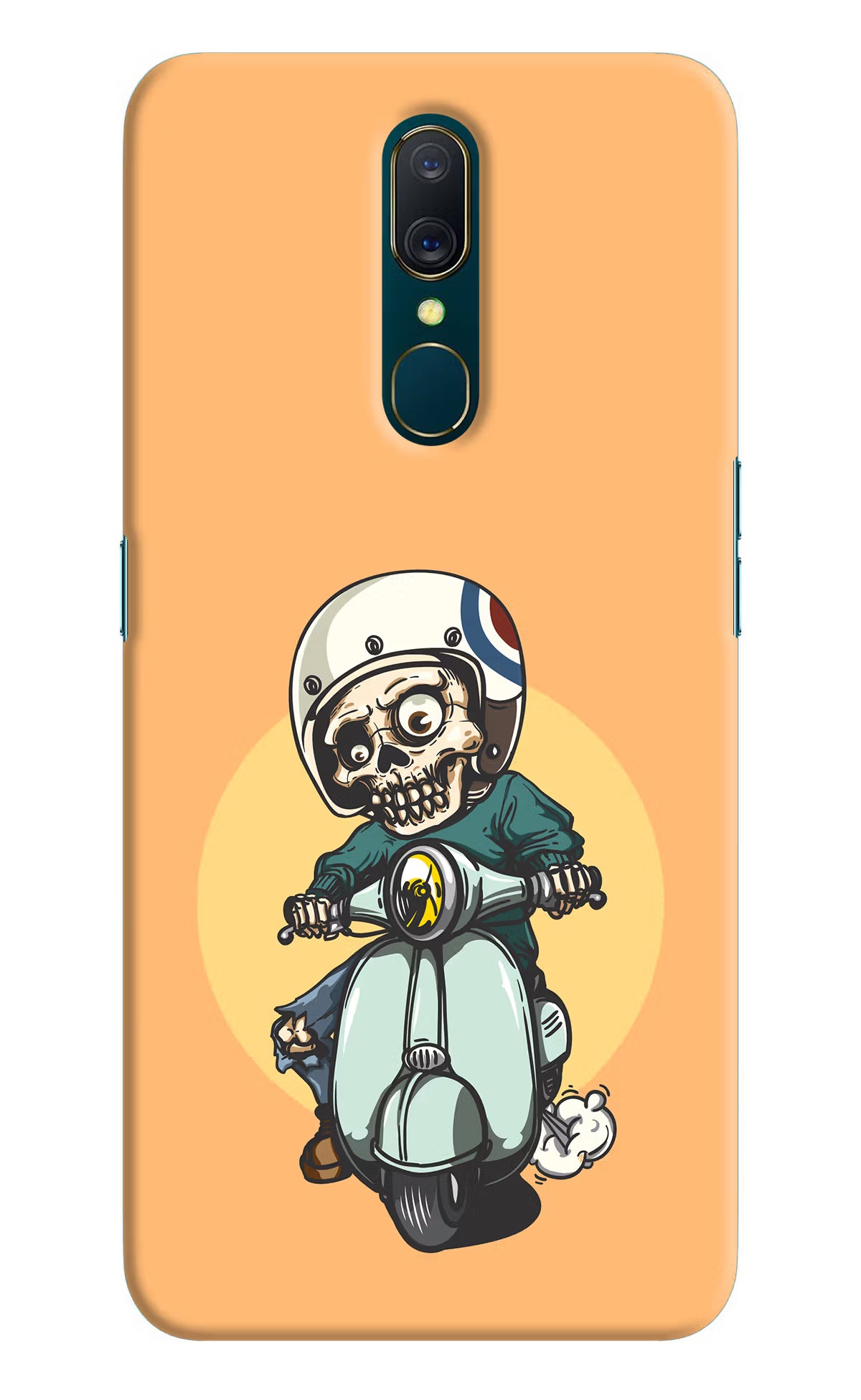 Undead Biker Oppo A9 Hard Case Back Cover by Casekaro