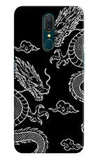 Twin Dragons Oppo A9 Hard Case Back Cover by Casekaro
