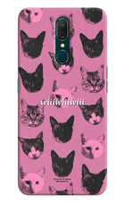 Pink Cats Oppo A9 Hard Case Back Cover by Casekaro