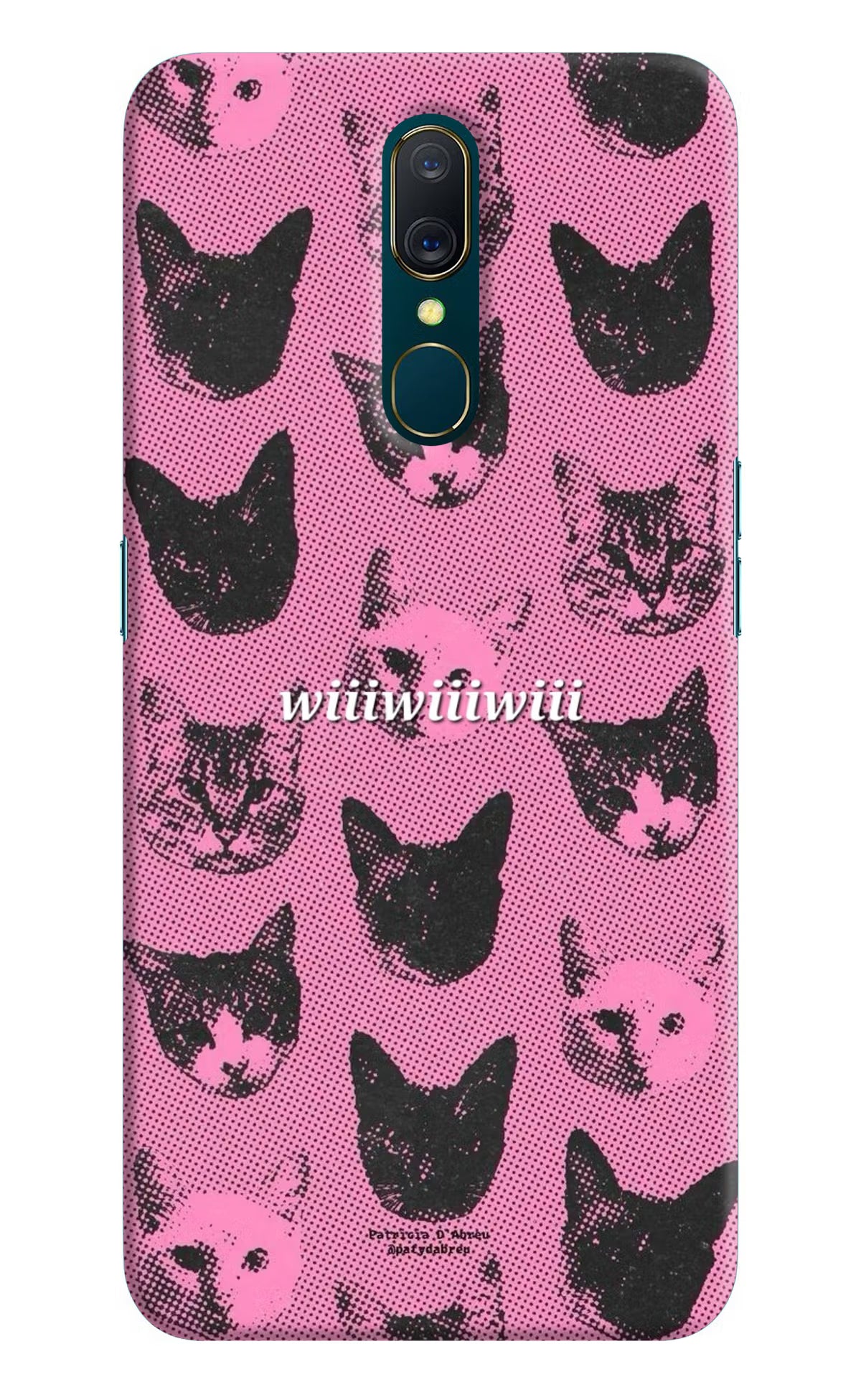 Pink Cats Oppo A9 Back Cover