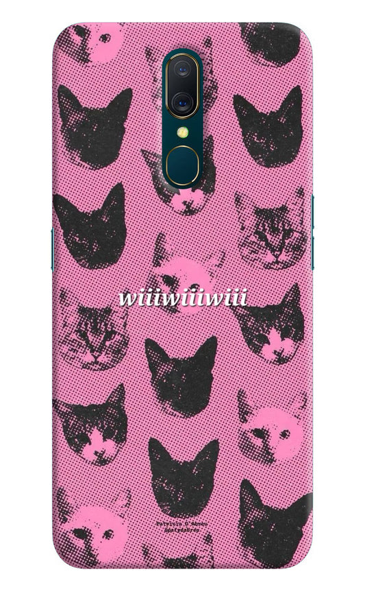 Pink Cats Oppo A9 Back Cover