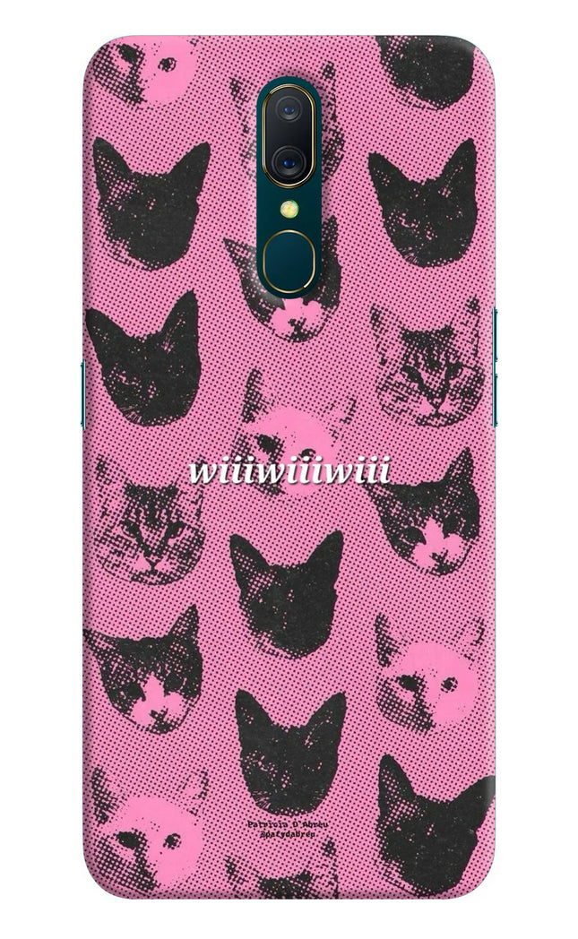 Pink Cats Oppo A9 Hard Case Back Cover by Casekaro