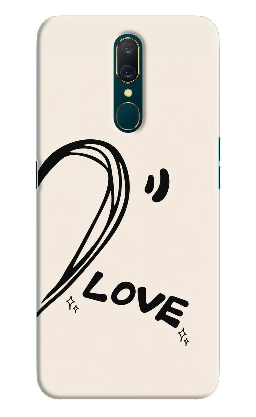 Soul Line Oppo A9 Back Cover, Hard case