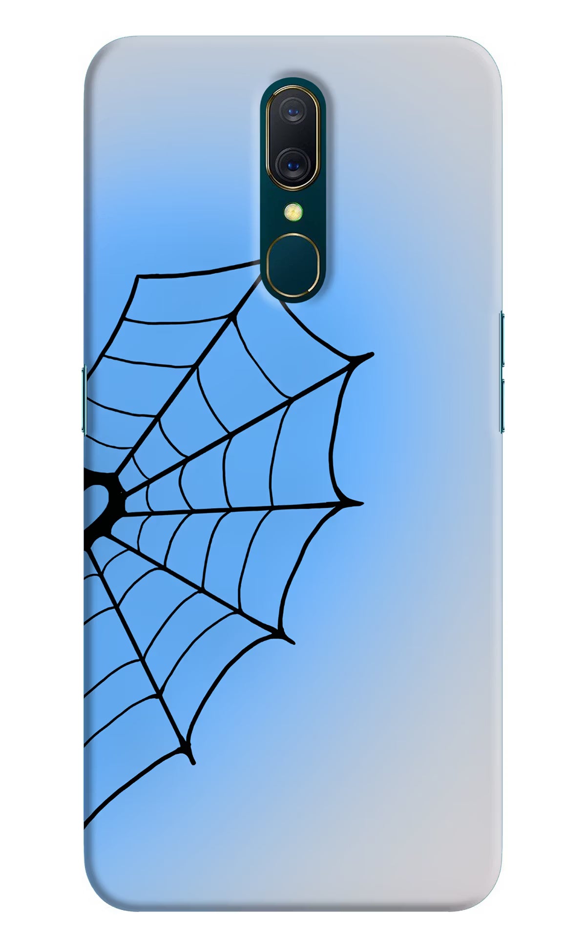 Blue Web Oppo A9 Back Cover