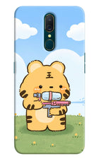 Tiger Treat Oppo A9 Hard Case Back Cover by Casekaro