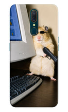 Hacker Hamster Oppo A9 Hard Case Back Cover by Casekaro
