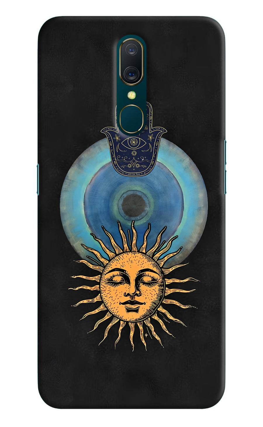 Divine Sun Oppo A9 Back Cover, Hard case
