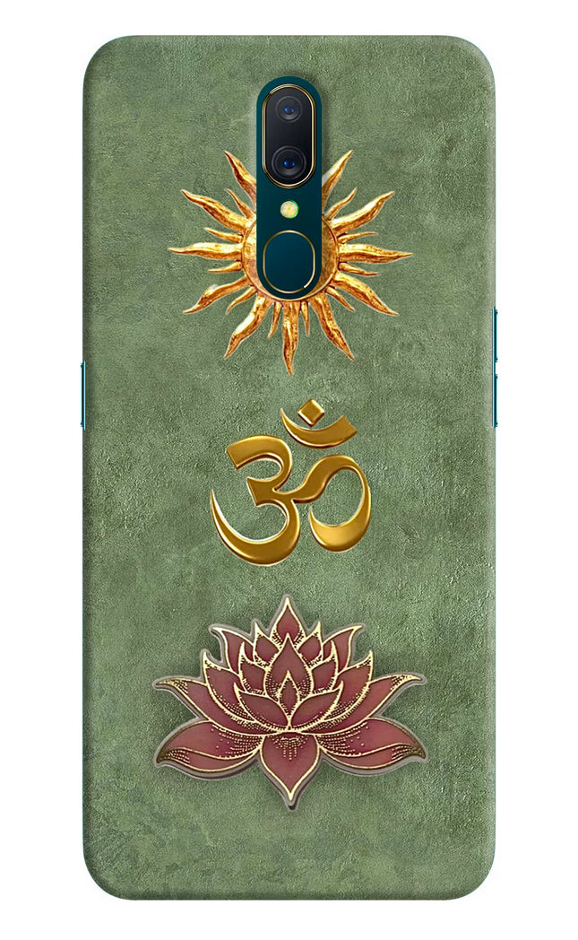 Om & Lotus Oppo A9 Back Cover