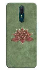 Lotus Grace Oppo A9 Hard Case Back Cover by Casekaro
