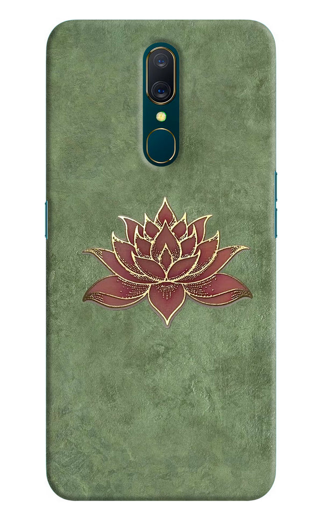 Lotus Grace Oppo A9 Hard Case Back Cover by Casekaro